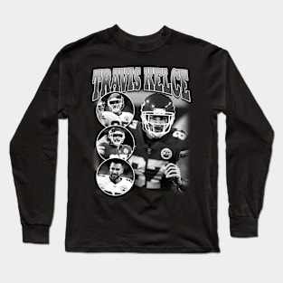 Travis Kelce Vintage Bootleg Long Sleeve T-Shirt